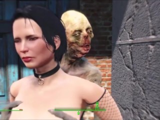 Erect Zombie Cock gets Juicy Ass Fuck from Porn Star Adventurer | Fallout 4 AAF Mods Animation Sex