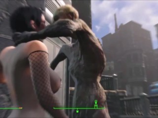 Erect Zombie Cock gets Juicy Ass Fuck from Porn Star Adventurer | Fallout 4 AAF Mods Animation Sex