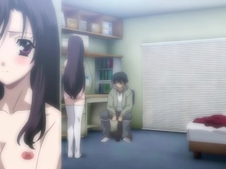 hentai uncensored schoolgirl jerked off to her boyfriend on a full bus