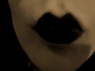 Trans Woman Morticia Addams Jerks Off In Front Of You While You're Bound Up (Sepiatone)