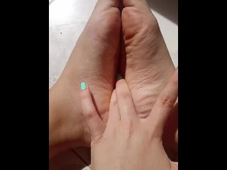 Putting my fingers deep inside