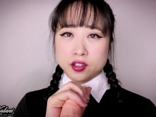 Wednesday Cosplay -ASMR- Secretly Loves Your Cock