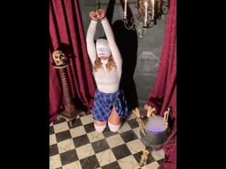 Submissive Slut Bound and Gagged ~ Vibrator Torture BDSM ~ Halloween Special 2024
