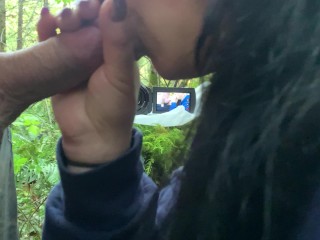 AMAZING ORAL CREAMPIE! He Cums While SHE KEEPS SUCKING - PULSATING Orgasm Blowjob - CAMERA #2