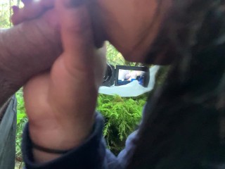 AMAZING ORAL CREAMPIE! He Cums While SHE KEEPS SUCKING - PULSATING Orgasm Blowjob - CAMERA #2