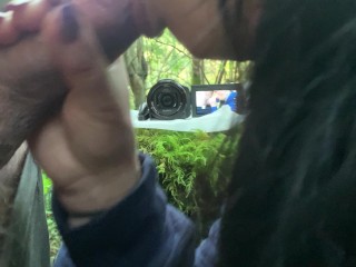 AMAZING ORAL CREAMPIE! He Cums While SHE KEEPS SUCKING - PULSATING Orgasm Blowjob - CAMERA #2