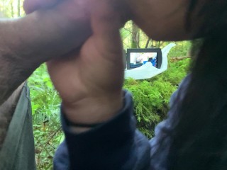 AMAZING ORAL CREAMPIE! He Cums While SHE KEEPS SUCKING - PULSATING Orgasm Blowjob - CAMERA #2