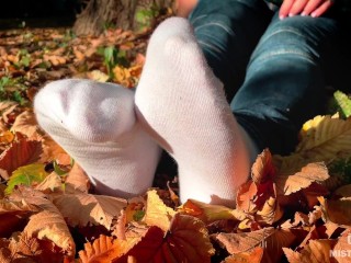 Beautiful Goddess feet in socks compilation part 2