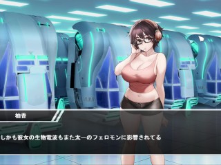 【#01DxR-明日が良い日になりますように 実況(体験版)】「揉ませろ！」無感情な爆乳美女が背後からおっぱいを揉まれまくったり・・(アニメーション同人エロゲー 明日がいい日になりますように）