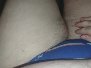 Jerking Off Step Daddy (Request) With My Thighs And Letting Him Get In My Boxers