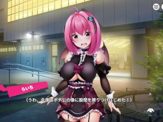 【#03 サキュって!アテンプテーション(体験版)実況】SNSで会った男を乳首舐め手コキで射精させてあげて・・・(アニメーション同人エロゲー・抜きゲー ) Hentai game