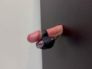 Hot Straight Guy Glory Hole Cock Vibrator Pre Cum And Cumshot 🍆💦