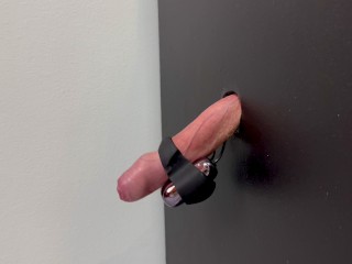 Hot Straight Guy Glory Hole Cock Vibrator Pre Cum And Cumshot 🍆💦