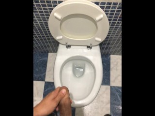 Caught Masturbate Public Toilet Mall With Other People Around