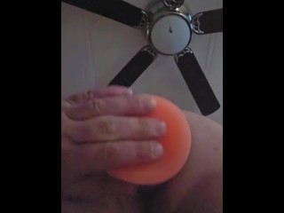 Destroying my ass with huge butt plug and fisting