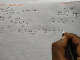 Advanced Limit Math of University of California's Teach By bikash Educare Part 12