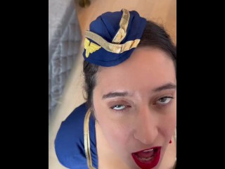 Vertical Video Susy Blue Must Wait For Her Facial Cumshot She Is Not Allowed To Help