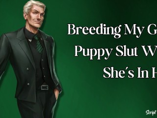 Breeding my Good Puppy Slut While She's In Heat