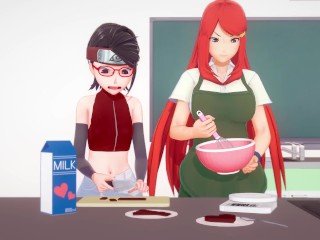 Kushina Uzumaki and Sarada Uchiha Love Triangle Part 1 | Kushina dreaming about me