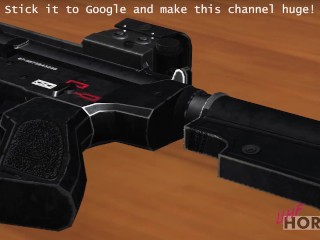 Yasmine at the Range Testing the HK 416 Rifle - Gun Overview and Firing