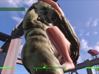 Amazon Jumps on Big Dick Mutant Then Multiple Orgasm Fast Rough Hard|Fallout 4 Sex Mods