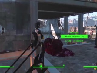 Vault Girl Bends Over For Huge Hot Monster Cock Dodstyle |Fallout 4 Animation Sex Mod