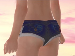 Dead or Alive Xtreme Venus Vacation Marie Rose Moo Moo Denim Outfit Mod Fanservice Appreciation