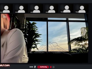 Everyone saw how my boyfriend fucks me in Zoom - MollyRedWolf