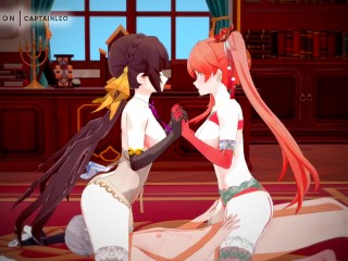 Honkai 💦 Guinafen x Sushang Sexy 18th Birthday Hentai Rizz | Anime R34 Porn Sex