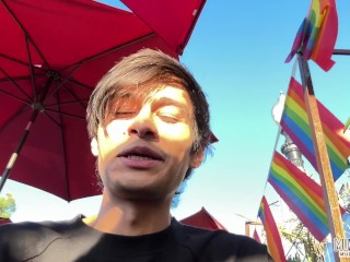 Femboy  couple explore San Diego