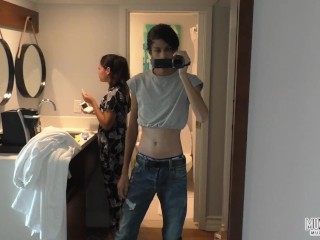 Femboy  couple explore San Diego