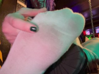 White socks is a vibe 😵‍💫