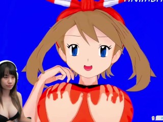 SO THIS is what May was really doing with Ash... Pokemon May Hentai