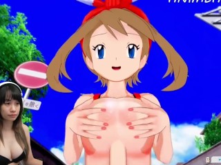 SO THIS is what May was really doing with Ash... Pokemon May Hentai