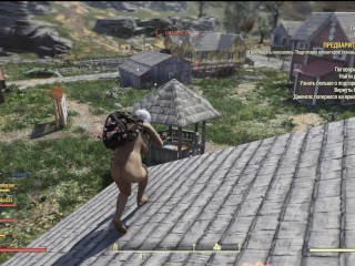 FALLOUT 76_SEXY Fallout 76 BIG SEXY ASS GIRL Fallout 76