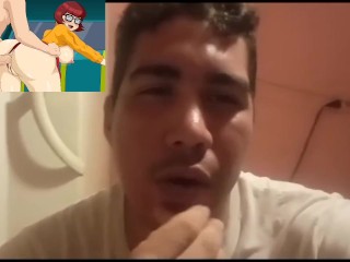 Velma big ass and huge tits cum inside - Scooby Doo Hentai (reaction)