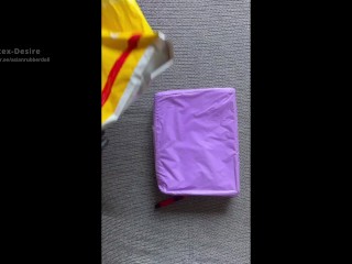 Unpacking the pussy mask from Dreammaskstudio