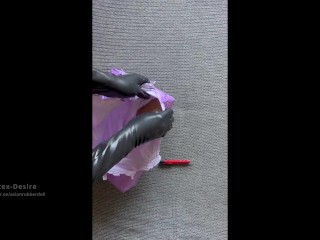 Unpacking the pussy mask from Dreammaskstudio