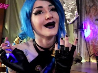 Arcane Jinx Roleplay POV Blowjob, Does Jinx Spit or swallow?