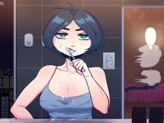 Time Freeze And Face Fucking With Huge Cock (Derpixon) Animation Porn