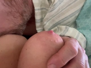 Neighbor 👨‍🦰 came to my room and started to play with my 🍒 Tits