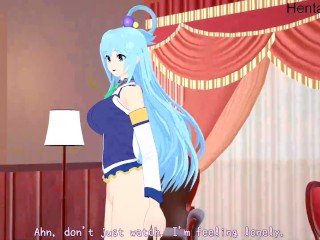 Aqua is Riding you Konosuba Hentai Uncensored