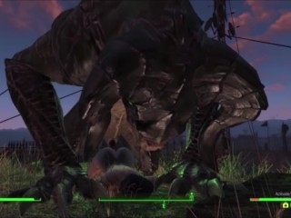 Deathclaw Stretching Squirting Vagina Dogstyle | Fallout 4 Mods  Sex Animation