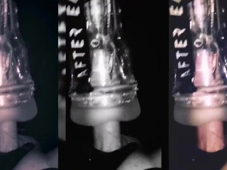 16:9 tripple times cock milking fleshlight machine sex