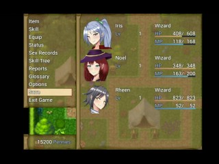 H game RPG ( Dropout Witch Iris )Part2