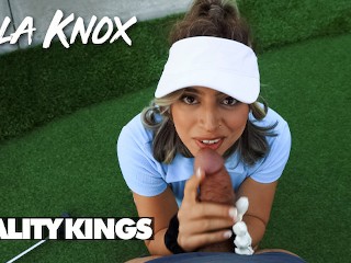 REALITY KINGS - Ella Knox Rewards Her Man For Teaching Her To Play Golf With A Blowjob & A Nice Fuck