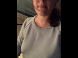 Bambi practices deepthroat skillz