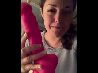 Bambi practices deepthroat skillz