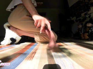 Morning Masturbation in Pajamas - Pov Mushroom Cock