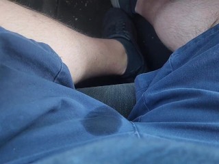 Stuck in traffic wetting myself